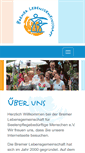 Mobile Screenshot of bremer-lebensgemeinschaft.de